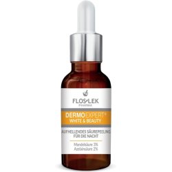 FLOSLEK Brightening Night Acid Peel 30ml - Soothes Redness and Protects Skin - For All Skin Types with Discoloration -