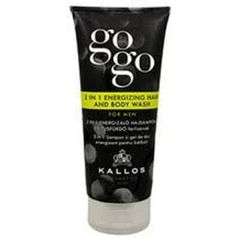 KALLOS COSMETICS KJMN GoGo Men 2in1 Energizing Hair & Body Wash 200ml