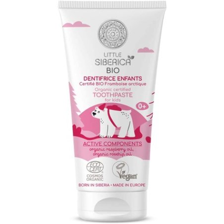 Natura Siberica Little Siberica Organic Certified Toothpaste for Kids Arctic Raspberry 60ml