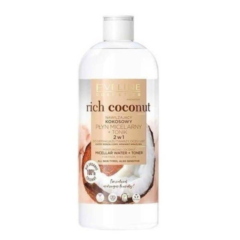 Eveline Rich Coconut Moisturizing Micellar Liquid 500ml