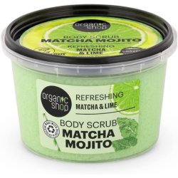 Organic Shop Refreshing Mojito Body Scrub Matcha & Lime 250ml