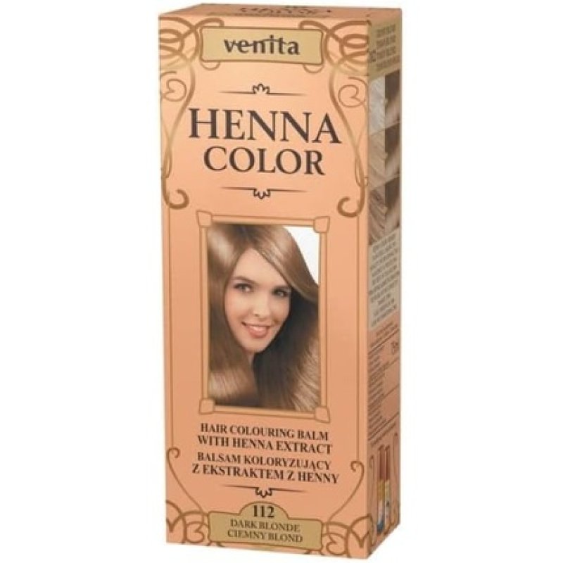 Venita Henna Color Hair Dye 75ml 112 Dark Blonde