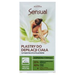 Sensual Body Hair Removal Wax Strips Strong with Tube of Oil
