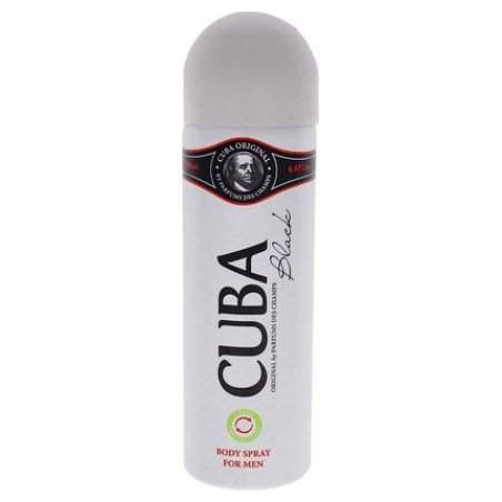 Cuba Paris Black Deodorant Spray Body Spray 200ml