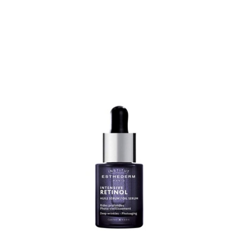 Esthederm Intensive Retinol Serum Face and Neck Anti-aging Wrinkles Firming Serum 0.5 Ounce