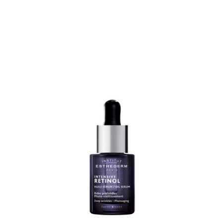 Esthederm Intensive Retinol Serum Face and Neck Anti-aging Wrinkles Firming Serum 0.5 Ounce