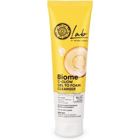 Natura Siberica Lab Biome C-Glow Gel To Foam Face Cleanser 140ml