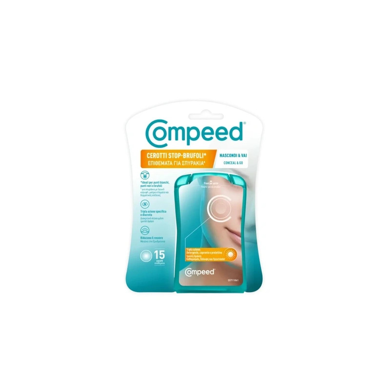 Perrigo Italia Srl Compeed Cer Stop Pimples - 15 Pieces