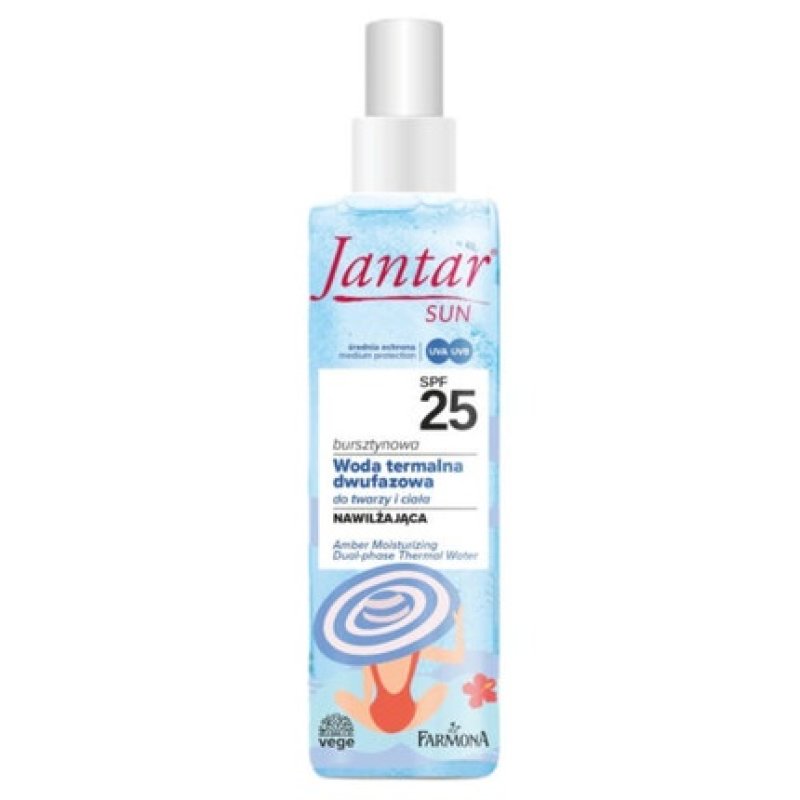 Jantar Sun Moisturizing Amber Thermal Water SPF25 2