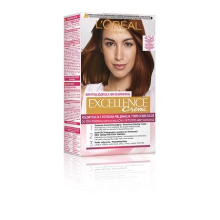 L'Oréal Paris Excellence 4.54 Hair Color Mahogany Copper 268g