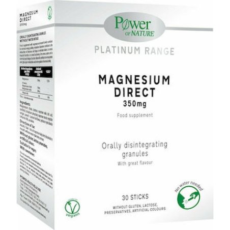 Power Health Power Of Nature Platinum Range Magnesium Direct 350mg 30 Capsules