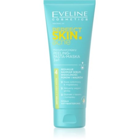 Eveline Perfect Skinacne Microexfoliating Peeling Mask 3-in-1 75ml