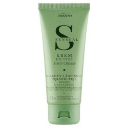 Joanna Sensual Foot Cream for Women with Urea, Hemp, and Panthenol 100g