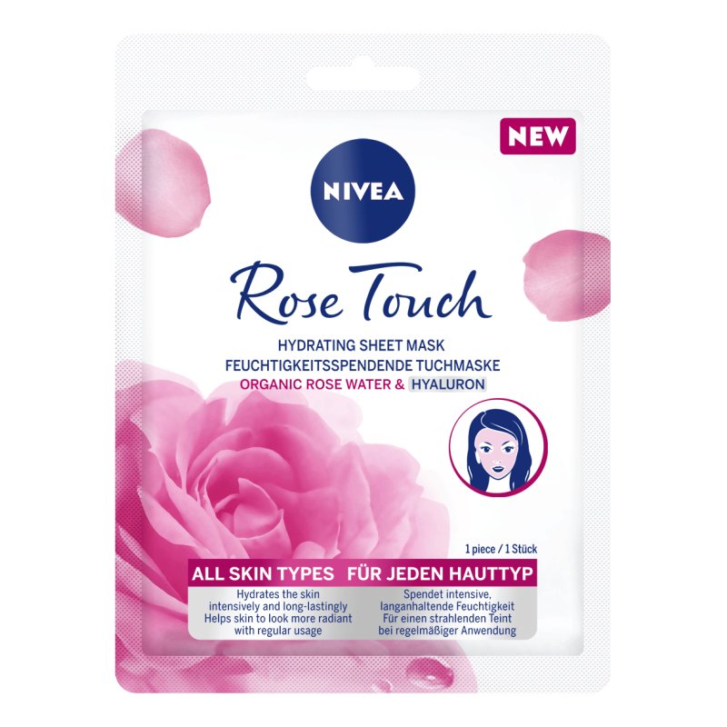 Nivea Rose Touch Intensive Moisturizing Mask 1piece