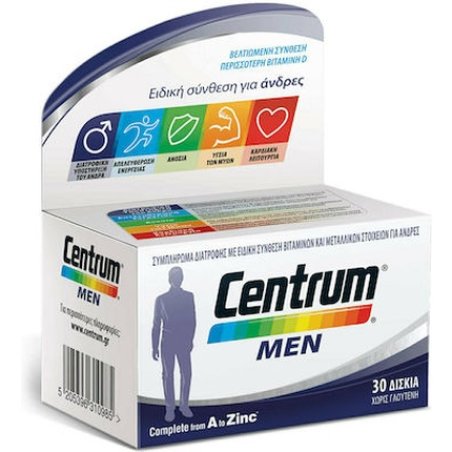 Centrum Men Multivitamin Specially Designed For Men - 30 Tablets