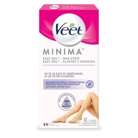 Hypoallergenic Wax Strips for Legs Mini Pack of 12