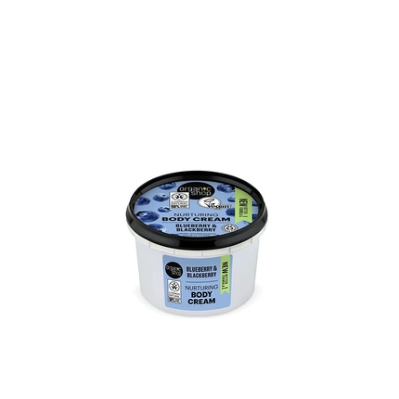 Organic Shop Nourishing Body Cream Blueberry and Blackberry 250ml