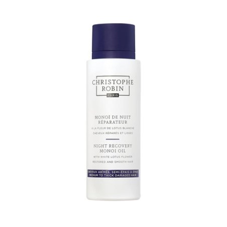 Christophe Robin Night Recovery Monoi Oil with White Lotus Flower Intense Overnight Treatment 92g