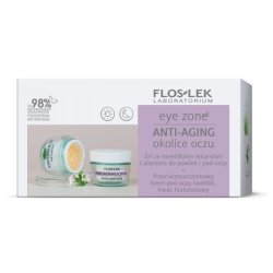 Floslekset Eye Zone Gel With Eyebright And Aloe For Eyelids And Under Eyes - 10g Anti-Wrinkle Eye Cream With Hyaluronic