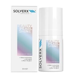 Beauty Pearl Shine Face and Eye Cream 30ml SOLVERX
