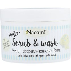 Nacomi Natural Sweet Coconut Banana Scrub and Wash Foam 180ml