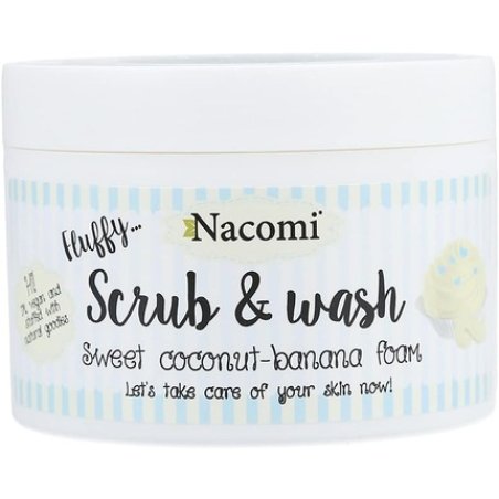 Nacomi Natural Sweet Coconut Banana Scrub and Wash Foam 180ml