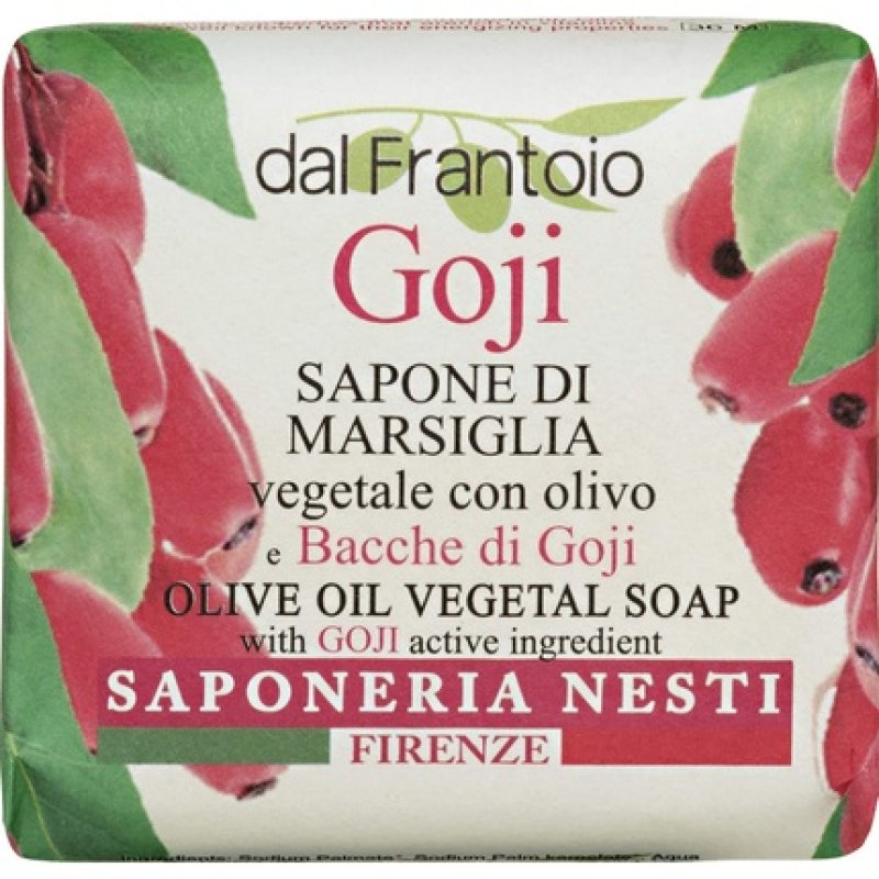 Dal Frantoio Olive Oil Vegetal Soap with Goji