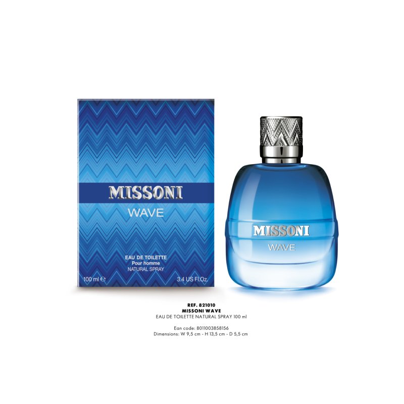 Missoni Wave Men EDT Spray 3.4 Fl Oz
