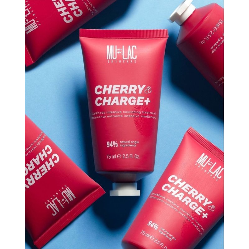 Mulac Cosmetics Cherry Charge Intensive Nourishing Treatment Face and Body 75ml Vegan