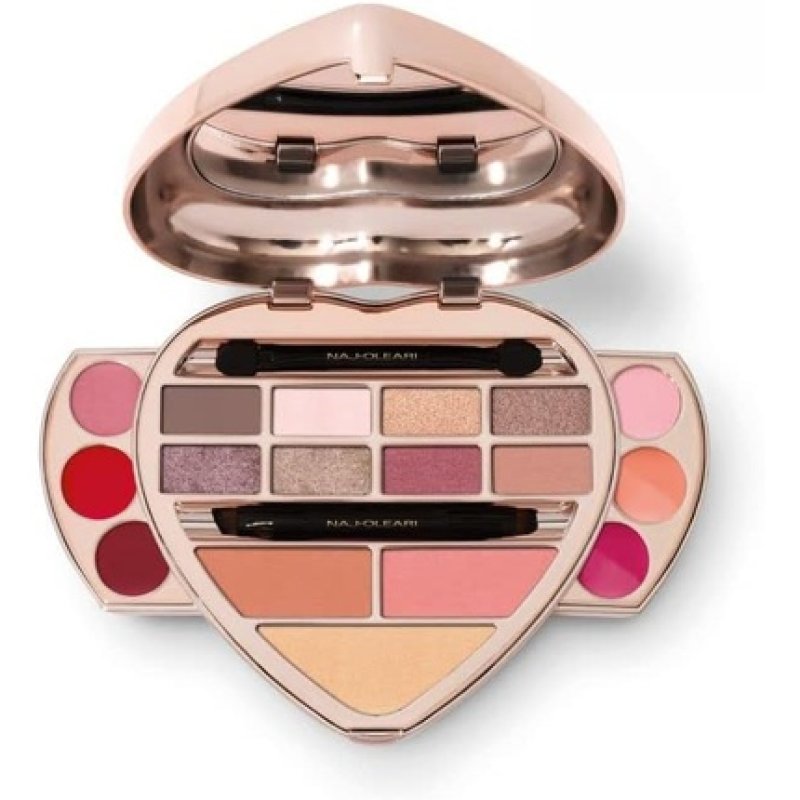 Naj Oleari Il Cuore Makeup Palette for Face, Eyes, and Lips
