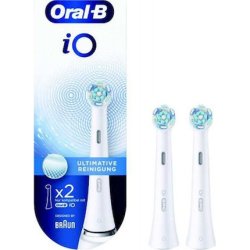 Oral-B Io Ultimate Clean Replacement Heads - White Color, Pack Of 2