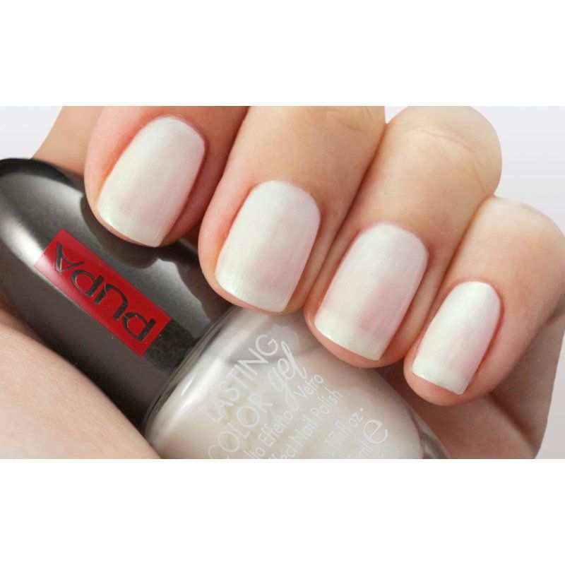 Nail Polish Lasting Color Gel N 113 Silver White