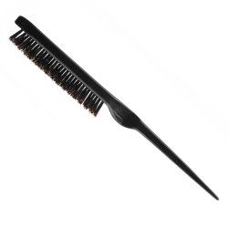 Eurostil Plastic Teasing Hairbrush with Boar Bristles Straight