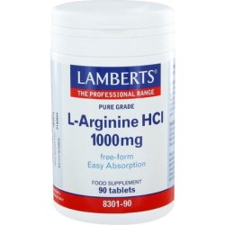 Lamberts L-Arginnie Hci 1000mg - 90 Tablets