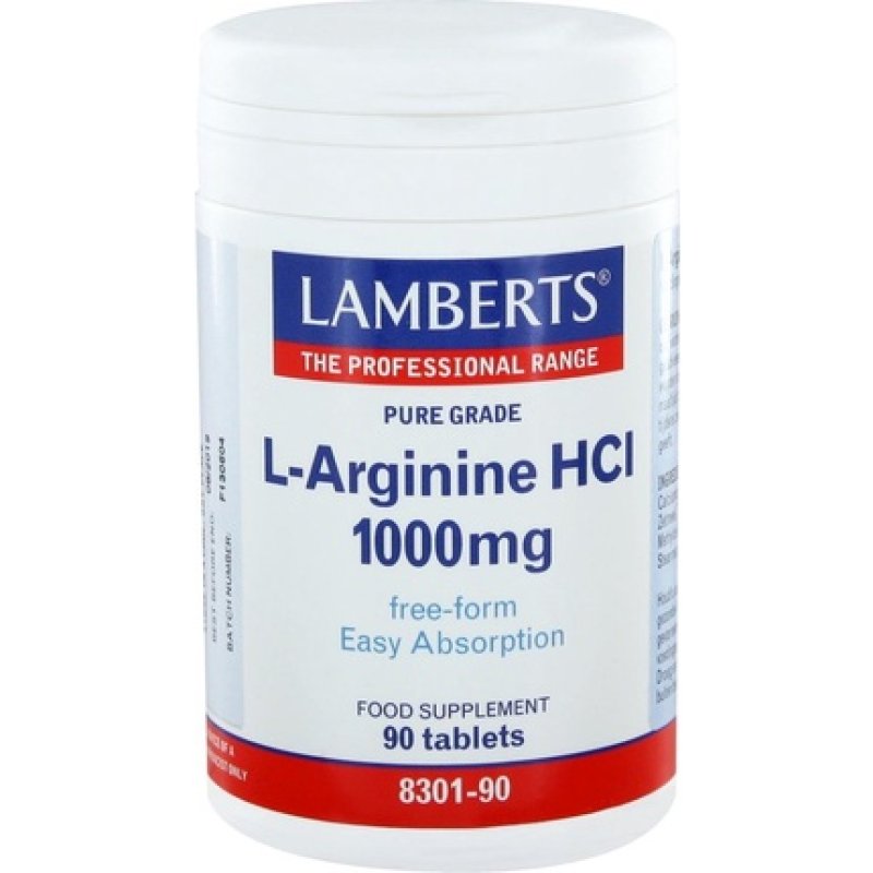 Lamberts L-Arginnie Hci 1000mg - 90 Tablets