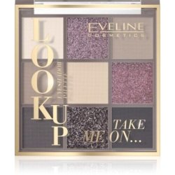 Eveline Look Up Take Me On 9 Color Eyeshadow Palette Pink & Bronze Cool Tones
