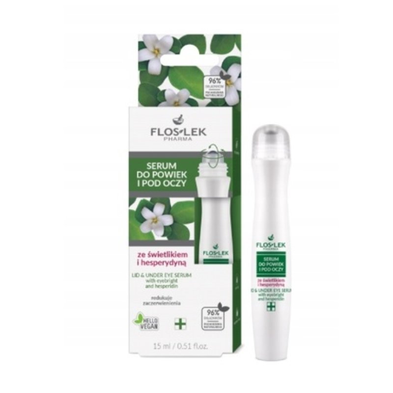 Floslek Pharma Eye And Under Eye Serum With Eyebright And Hesperidin 15 Ml