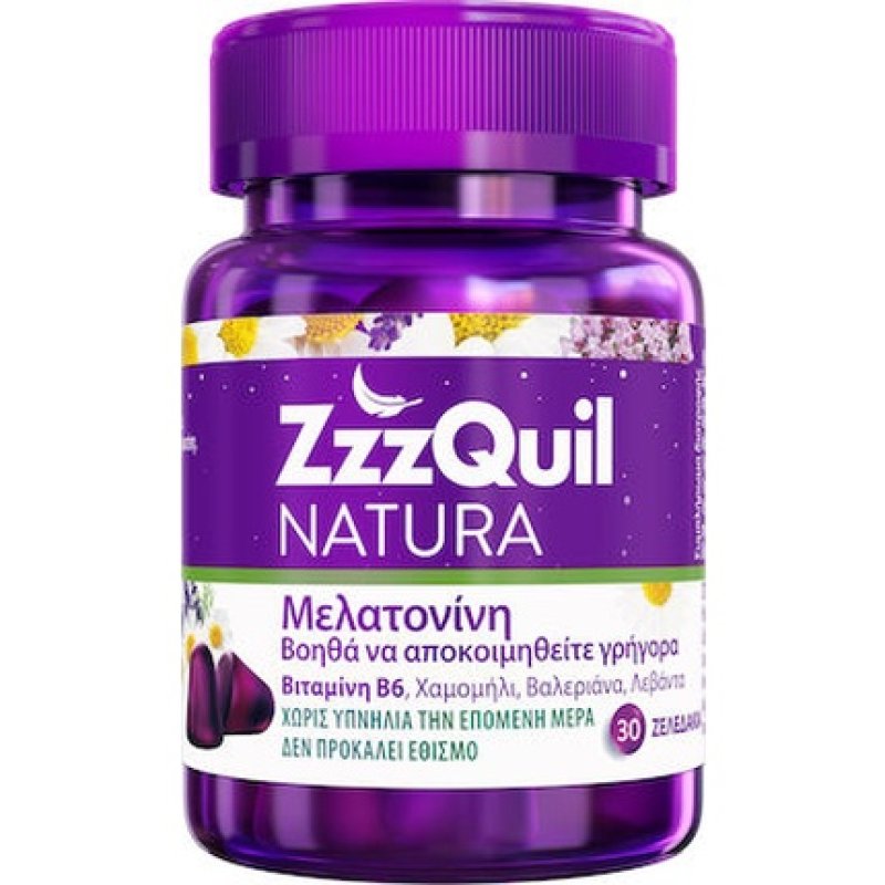 Zzzquil Natura Dietary Supplement With Melatonin - 30 Gummies