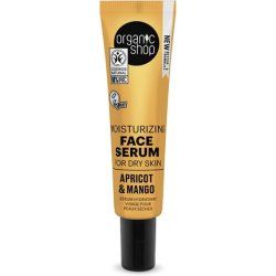 Organic Shop Moisturising Face Serum for Dry Skin Apricot and Mango 30ml