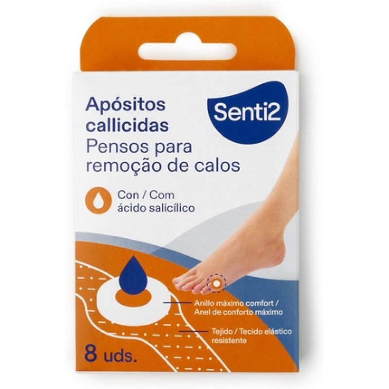Senti2 Callizide Bandages with Salicylic Acid - Pack of 8
