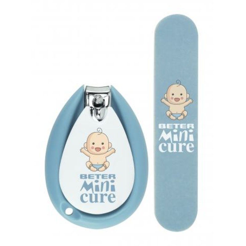 Beter Mini Cure Nail Clippers and File Kit, Assorted Colors