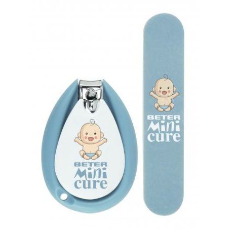 Beter Mini Cure Nail Clippers and File Kit, Assorted Colors