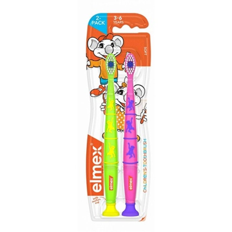 Children's Toothbrush for 3-6 Years Duopack 2 Pieces