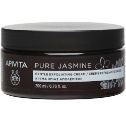 Apivita Pure Jasmine Gentle Exfoliating Cream Smoothness and Elasticity 200ml