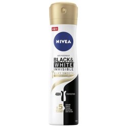 Nivea Black&White Invisible Silky Smooth Antiperspirant Spray 250ml