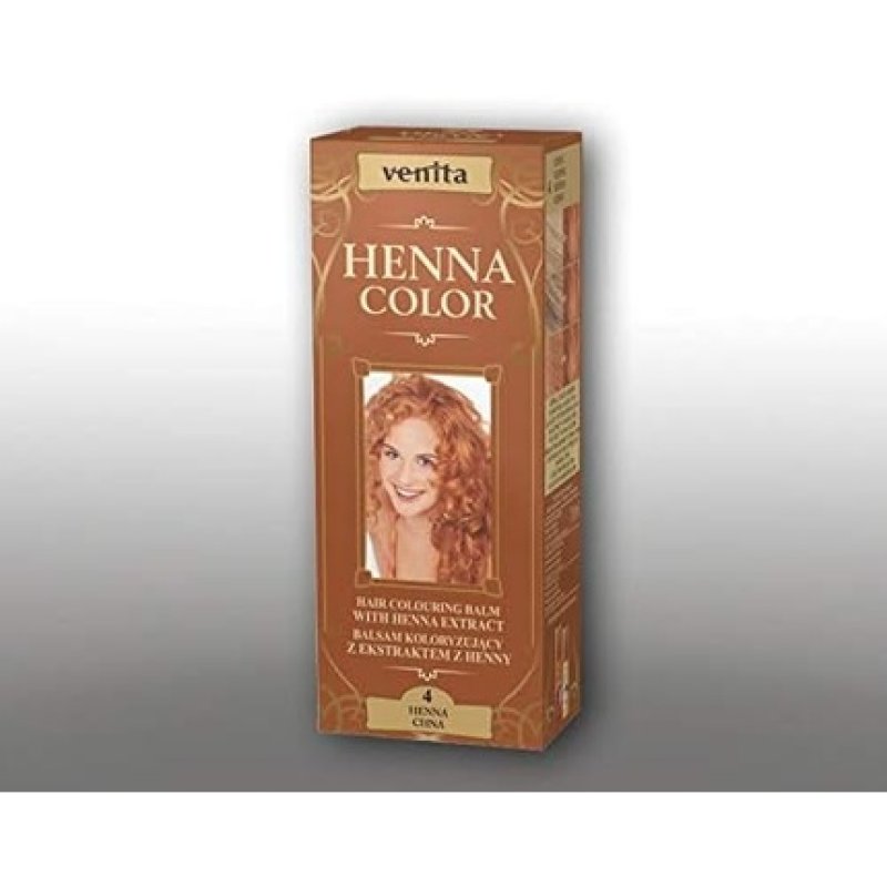 Venita Henna Color Hair Dye 75ml - Shade 4 Henna