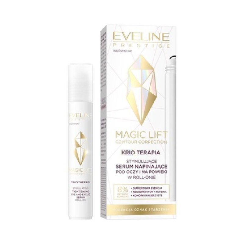 Eveline Cosmetics Stimulating Serum for Tightening Skin Under Eyes and Eyelids in Roll-on Form