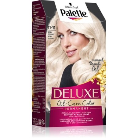 PALETTE Deluxe Oil-Care Permanent Hair Color 11-11 Blond Ultra Titanium