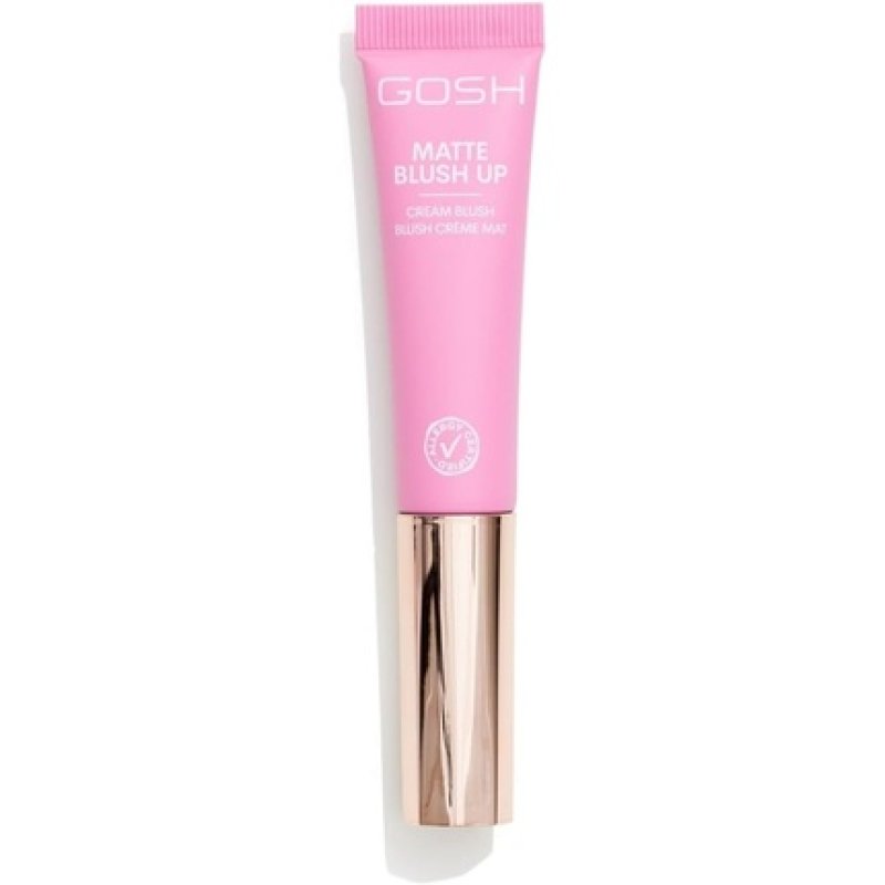 GOSH Cream BLUSH-UP Matte Blush Stick for Defined Facial Features and Smooth Blending Liquid Blush with Built-in Sponge