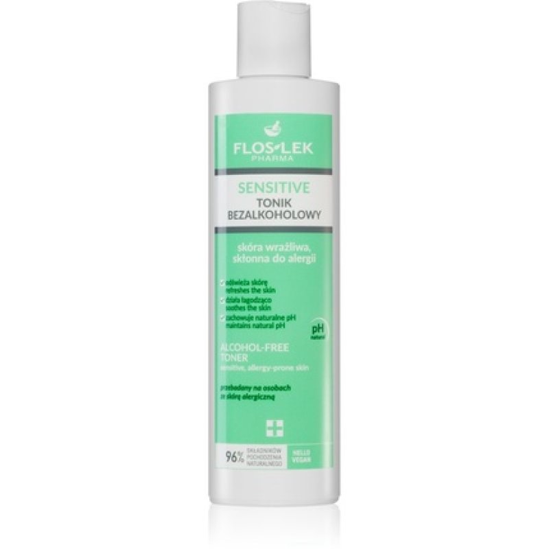Sensitive Tonic for Sensitive Skin - Flos-Lek 225 ml